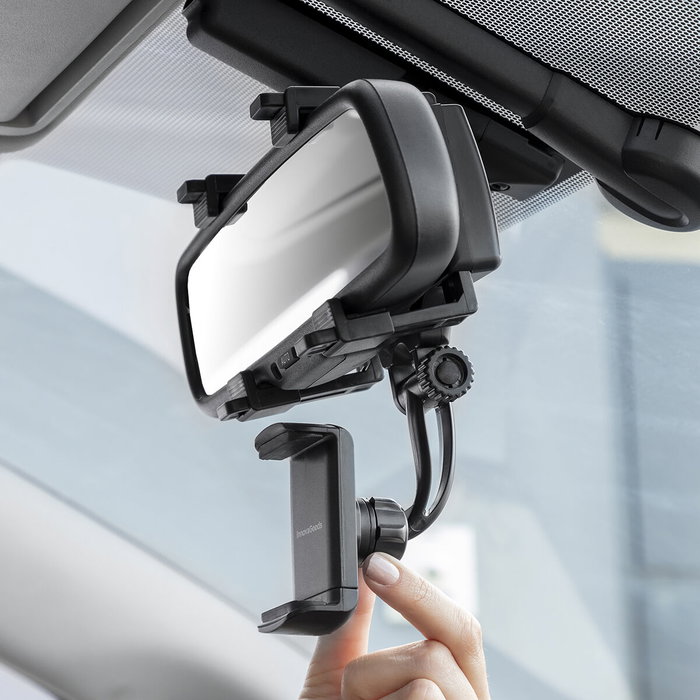 Inde Soporte de Smartphone para Espejo Retrovisor - 7 x 10 x 10 cm (16 Unidades)