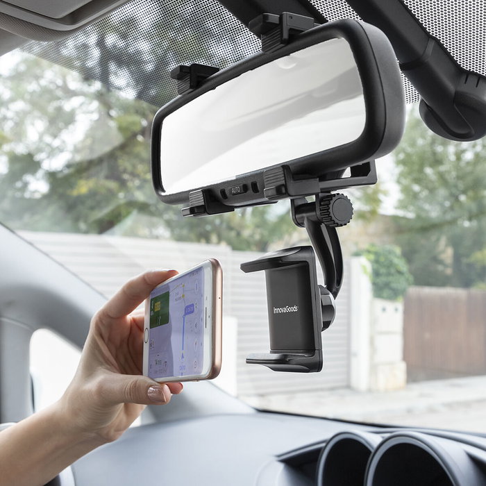 Inde Soporte de Smartphone para Espejo Retrovisor - 7 x 10 x 10 cm (16 Unidades)