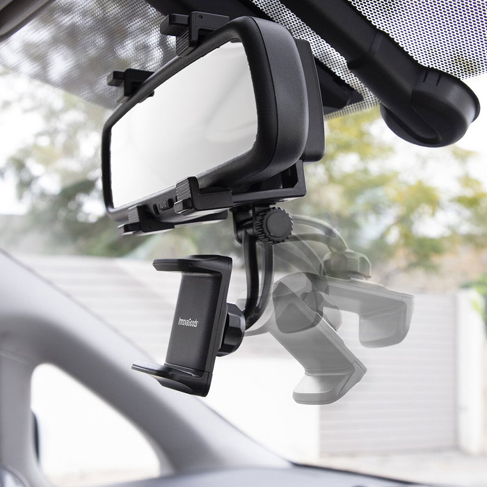 Inde Soporte de Smartphone para Espejo Retrovisor - 7 x 10 x 10 cm (16 Unidades)