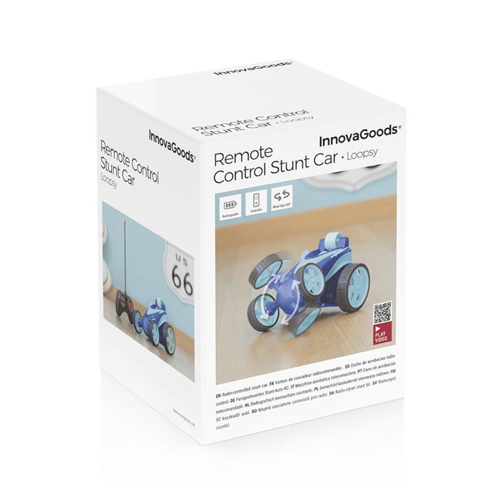 Coche de Acrobacias Recargable con Radiocontrol Loopsy InnovaGoods