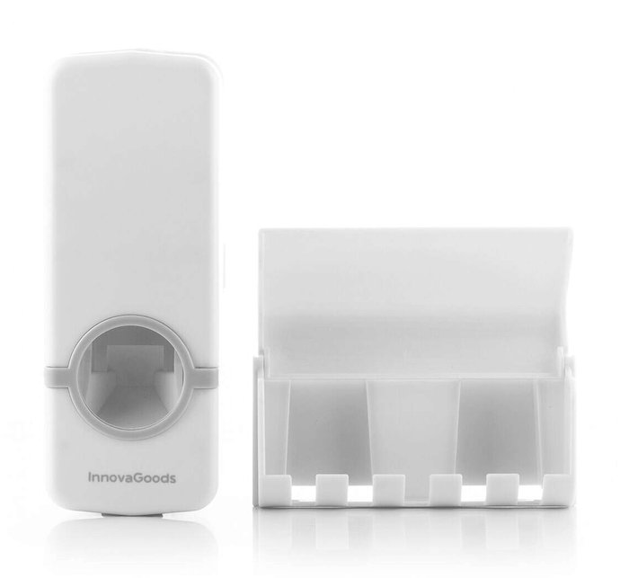 Innovagoods Dispensador de Pasta Dental con Soporte para Cepillo Innovagoods Dispensador de Pasta Dental con Soporte para Cepillo
