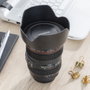 Innovagoods Taza multifunción Mukoffy de 400 ml con diseño de objetivo de cámara fotográfica