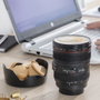 Innovagoods Taza multifunción Mukoffy de 400 ml con diseño de objetivo de cámara fotográfica