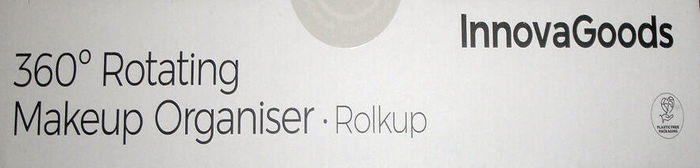 Inde Organizador de Maquillaje Giratorio Rolkup Innova 23 cm Ancho x 23 cm Largo x 4 cm Alto (7 Unidades)