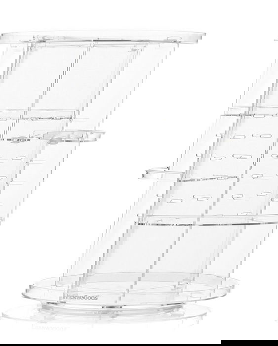 Inde Organizador de Maquillaje Giratorio Rolkup Innova 23 cm Ancho x 23 cm Largo x 4 cm Alto (7 Unidades)