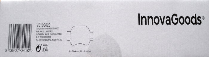 Inde Cojin Lumbar De Gel Con Funda Extraible Glushion 37 x 24 x 3 cm (6 Unidades)