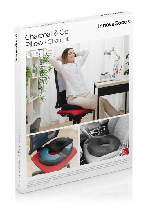 Cojín de Gel y Carbón de Bambú Desenfundable Charnut InnovaGoods