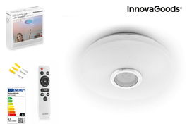 Lumavox Innovago Lámpara LED de Techo con Altavoz 30 cm x 30 cm x 5 cm (4 Unidades)