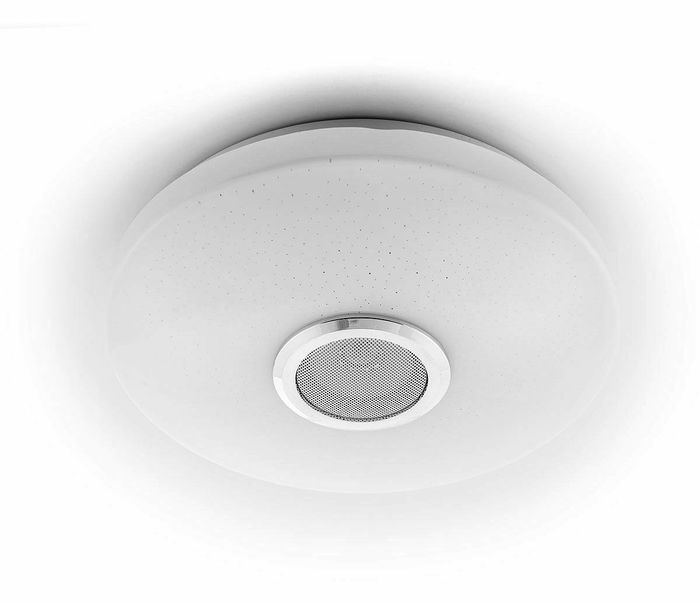 Lumavox Innovago Lámpara LED de Techo con Altavoz 30 cm x 30 cm x 5 cm (4 Unidades)