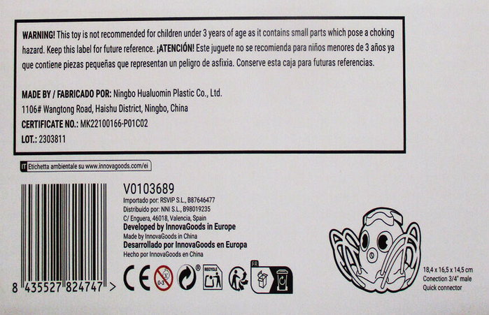 Juguete Aspersor Rociador de Agua Octodrop InnovaGoods Juguete Aspersor Rociador de Agua Octodrop InnovaGoods
