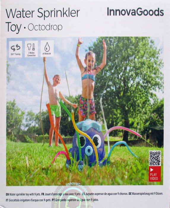 Juguete Aspersor Rociador de Agua Octodrop InnovaGoods Juguete Aspersor Rociador de Agua Octodrop InnovaGoods