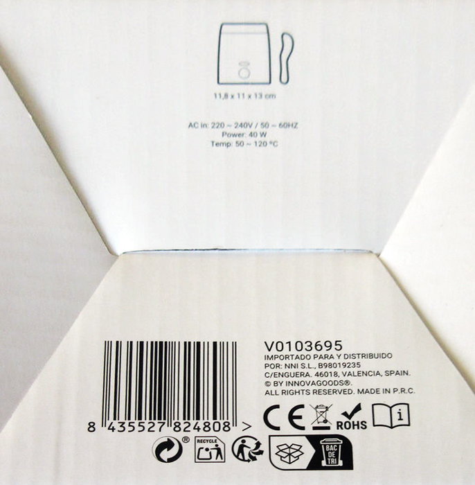 Calentador de Cera para Depilación Warmex InnovaGoods