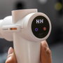 Innovagoods Pistola de Masaje Muscular con Calor y Frío, 6 Cabezales y 6 Velocidades