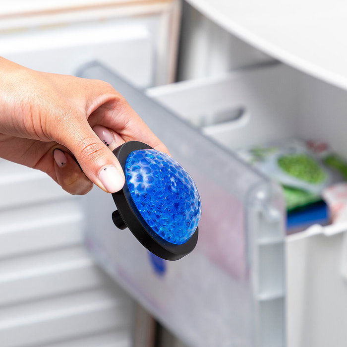 Innovagoods Pistola de Masaje Muscular con Calor y Frío, 6 Cabezales y 6 Velocidades