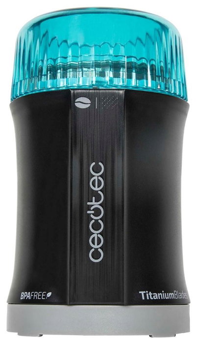 Cecotec TitanMill 200 Molinillo de café Negro, Azul
