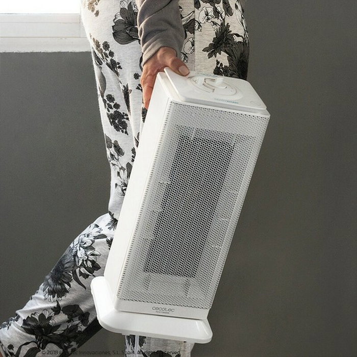 Calefactor Cerámico Eléctrico Cecotec Ready Warm 6200 Ceramic Sky 2000 W 1000-2000 W Blanco