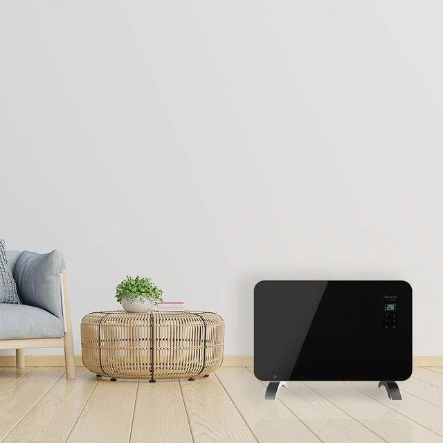 Cecotec Ready Warm 6670 Crystal Connection Negro 1000 W con WiFi Cecotec Ready Warm 6670 Crystal Connection Negro 1000 W con WiFi