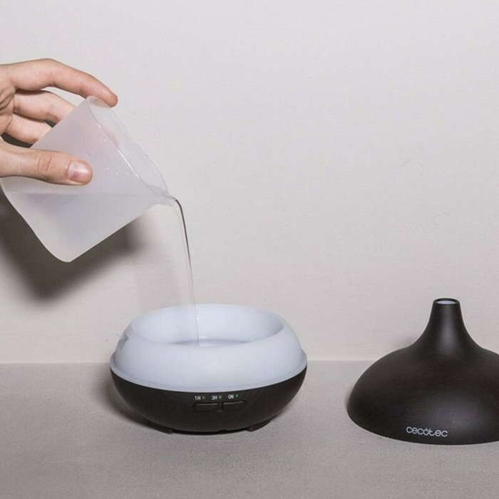 Cecotec Pure Aroma 150 Yin Humidificador y Difusor Negro Cecotec Pure Aroma 150 Yin Humidificador y Difusor Negro