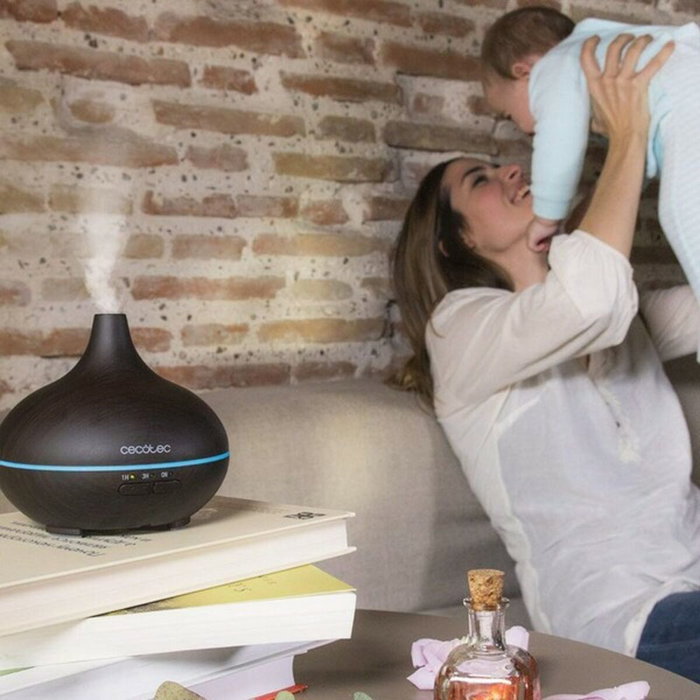 Cecotec Pure Aroma 150 Yin Humidificador y Difusor Negro Cecotec Pure Aroma 150 Yin Humidificador y Difusor Negro