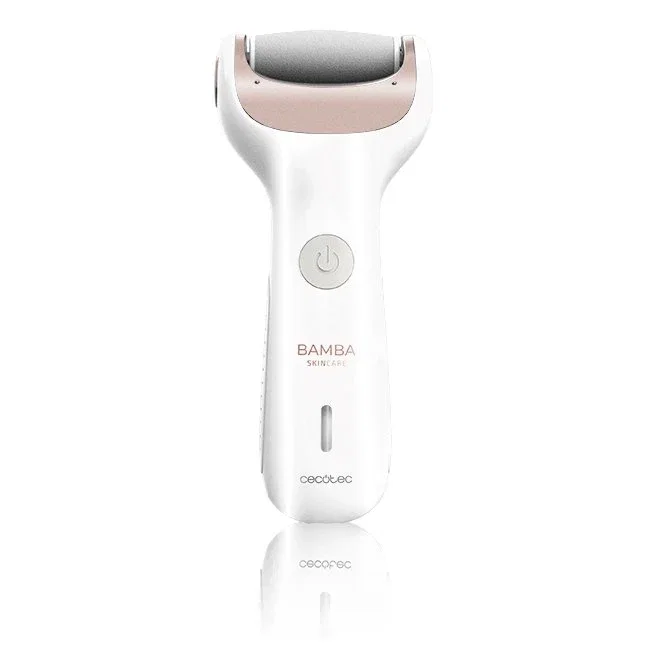 Cecotec Bamba Skincare Silky Lima de Uñas Eléctrica para Pies Inalámbrica y con Cable, 2 Rodillos Lavables, Batería 800 mAh 90 Min, 04222 Cecotec Bamba Skincare Silky Lima de Uñas Eléctrica para Pies Inalámbrica y con Cable, 2 Rodillos Lavables, Batería 800 mAh 90 Min, 04222