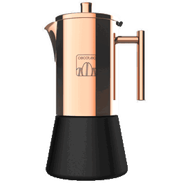 Cecotec Moking 400 Cafetera Italiana de Acero Inoxidable