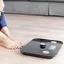 Cecotec Surface Precision EcoPower 10100 Full Healthy - Báscula Personal Electrónica sin Pilas con Análisis Corporal Completo para 4 Usuarios, Pantalla LCD, 180 kg, Negro