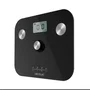 Cecotec Surface Precision EcoPower 10100 Full Healthy - Báscula Personal Electrónica sin Pilas con Análisis Corporal Completo para 4 Usuarios, Pantalla LCD, 180 kg, Negro