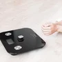 Cecotec Surface Precision EcoPower 10100 Full Healthy - Báscula Personal Electrónica sin Pilas con Análisis Corporal Completo para 4 Usuarios, Pantalla LCD, 180 kg, Negro