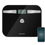 Cecotec 10200 Surface Precision EcoPower Smart Healthy Bluetooth BIA Negro, Plata