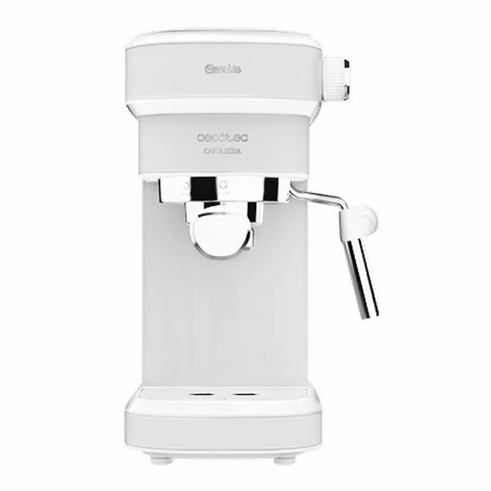 Cecotec Cafelizzia 790 Máquina Espresso 1350W, Depósito de Agua 1.2L, Color Acero Inoxidable y Blanco