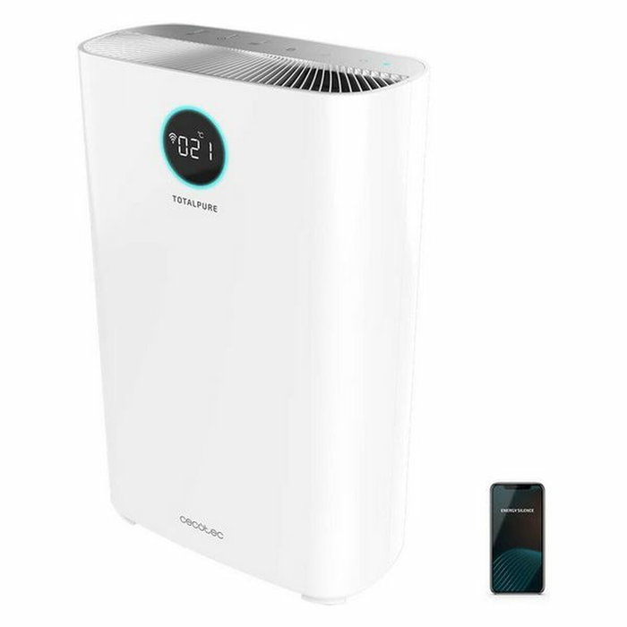 Purificador de Aire Cecotec TotalPure 2500 Connected Blanco Wi-Fi 20 W Purificador de Aire Cecotec TotalPure 2500 Connected Blanco Wi-Fi 20 W
