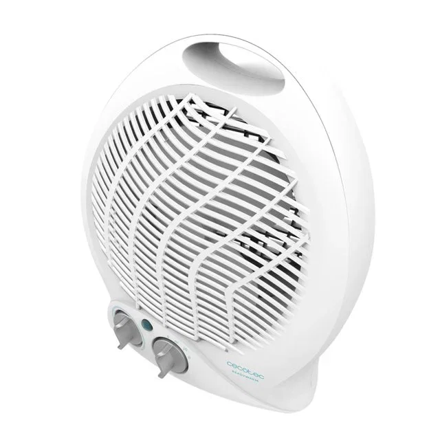 Cecotec Termoventilador Calefactor Ready Warm 9790 Force, 2000 W, 3 Modos (Ventilador/Eco/Turbo), Temperatura Regulable, Calor Rápido, Blanco, Cobertura hasta 15 m²