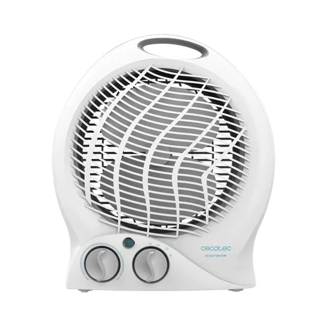 Cecotec Termoventilador Calefactor Ready Warm 9790 Force, 2000 W, 3 Modos (Ventilador/Eco/Turbo), Temperatura Regulable, Calor Rápido, Blanco, Cobertura hasta 15 m²