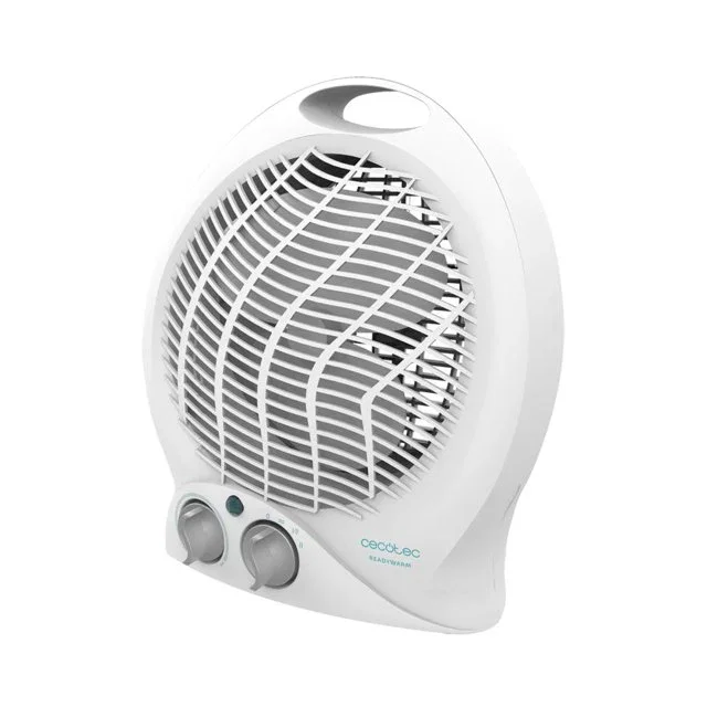 Cecotec Termoventilador Calefactor Ready Warm 9790 Force, 2000 W, 3 Modos (Ventilador/Eco/Turbo), Temperatura Regulable, Calor Rápido, Blanco, Cobertura hasta 15 m²