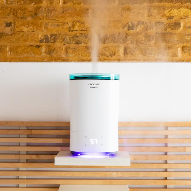 Cecotec BreezeCare 3000 Humidificador 5,5 L Negro, Blanco