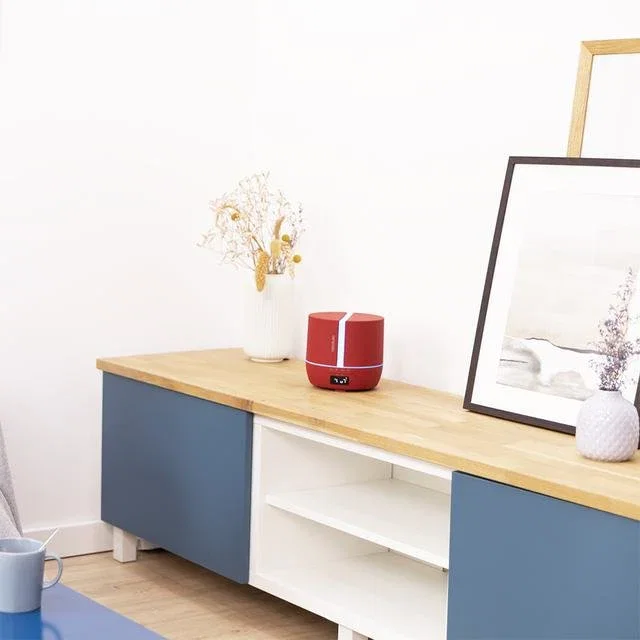 Cecotec 05645 Humidificador y Difusor de Aromas 550ml con Bluetooth, Altavoz, Pantalla LED, 7 Colores, Control App, Temporizador 12h, 30m², Tanque, Color Rojo/Blanco Cecotec 05645 Humidificador y Difusor de Aromas 550ml con Bluetooth, Altavoz, Pantalla LED, 7 Colores, Control App, Temporizador 12h, 30m², Tanque, Color Rojo/Blanco