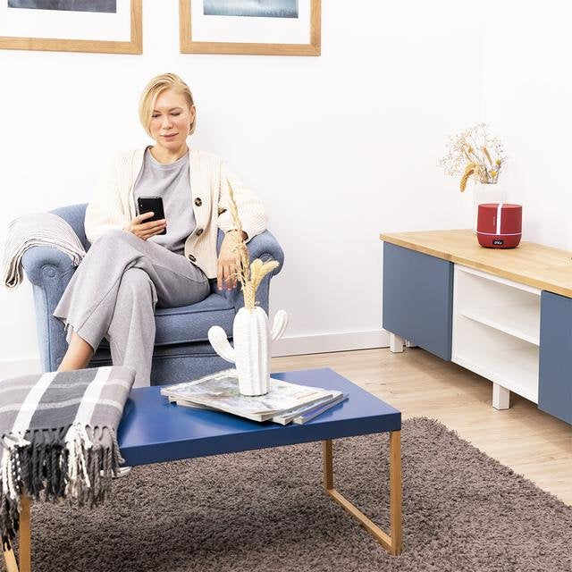 Cecotec 05645 Humidificador y Difusor de Aromas 550ml con Bluetooth, Altavoz, Pantalla LED, 7 Colores, Control App, Temporizador 12h, 30m², Tanque, Color Rojo/Blanco Cecotec 05645 Humidificador y Difusor de Aromas 550ml con Bluetooth, Altavoz, Pantalla LED, 7 Colores, Control App, Temporizador 12h, 30m², Tanque, Color Rojo/Blanco