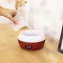 Cecotec 05645 Humidificador y Difusor de Aromas 550ml con Bluetooth, Altavoz, Pantalla LED, 7 Colores, Control App, Temporizador 12h, 30m², Tanque, Color Rojo/Blanco