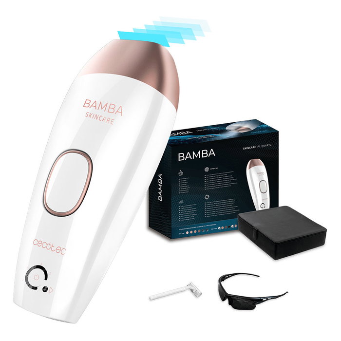Cecotec 04245 Depiladora de Luz Pulsada IPL Blanco Cecotec 04245 Depiladora de Luz Pulsada IPL Blanco