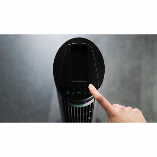 Cecotec EnergySilence 890 Skyline Ventilador de torre Negro, Plata