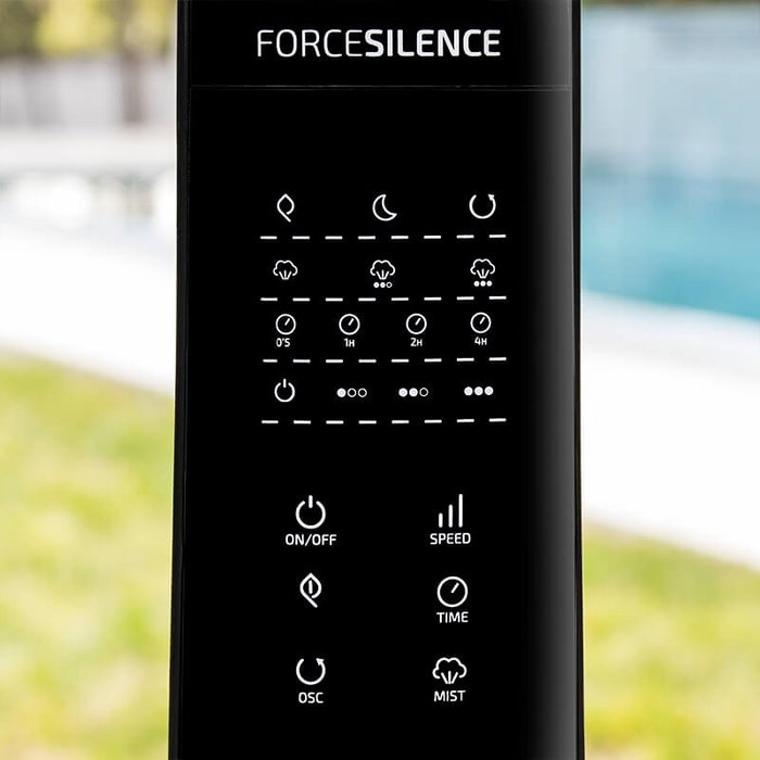 Cecotec EnergySilence 690 FreshEssence Ventilador de pie Negro, Azul