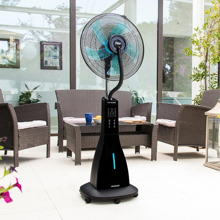 Cecotec EnergySilence 690 FreshEssence Ventilador de pie Negro, Azul