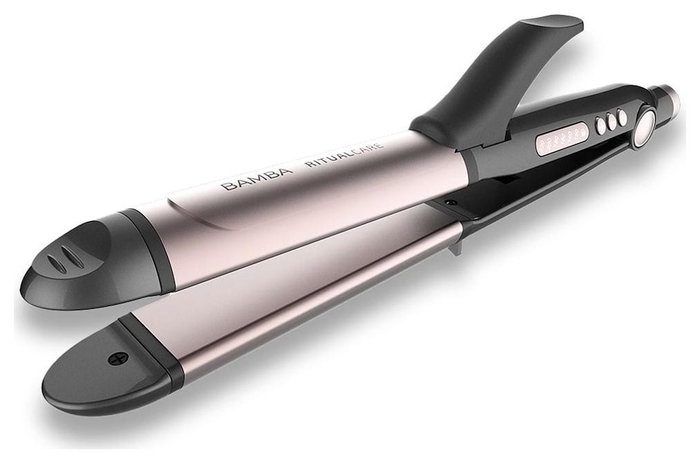 Cecotec Bamba RitualCare 1000 Ceramic 2in1 Plancha de pelo Gris, Rosa Cecotec Bamba RitualCare 1000 Ceramic 2in1 Plancha de pelo Gris, Rosa