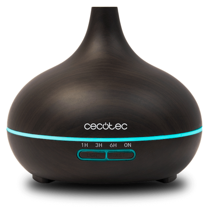 Cecotec Pure Aroma 300 Yin Humidificador Ultrasónico 0.3 L Negro, Madera 10 W Cecotec Pure Aroma 300 Yin Humidificador Ultrasónico 0.3 L Negro, Madera 10 W