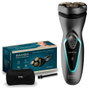 Cecotec Bamba PrecisionCare Titanium PerfectCut Afeitadora Rotativa Titanio 3D Head<|image><|image><tool_call|>