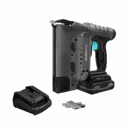 Cecotec 70014 Pistola de Clavos y Grapadora Electrica con Bateria, Herramienta de Fijacion
