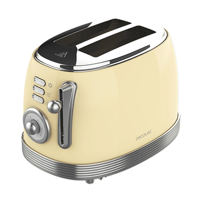 Cecotec Vintage 800 Tostadora Amarilla 850W Cecotec Vintage 800 Tostadora Amarilla 850W