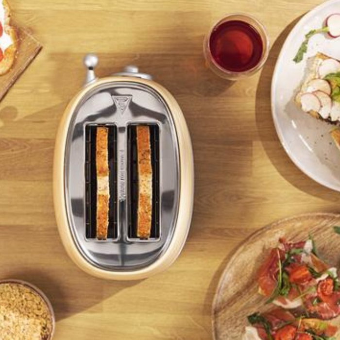 Cecotec Vintage 800 Tostadora Amarilla 850W Cecotec Vintage 800 Tostadora Amarilla 850W