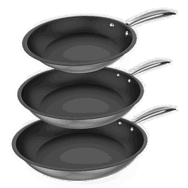Cecotec Polka Classy Bucket Steel Set de Sartenes de 20-24-28 cm