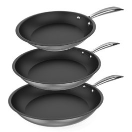 Cecotec Polka Classy Bucket Steel Set de Sartenes de 20-24-28 cm